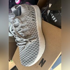 NOBULL Gray and White Sneakers Modern Design